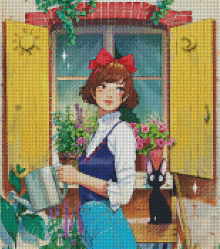 Kiki In The Garden