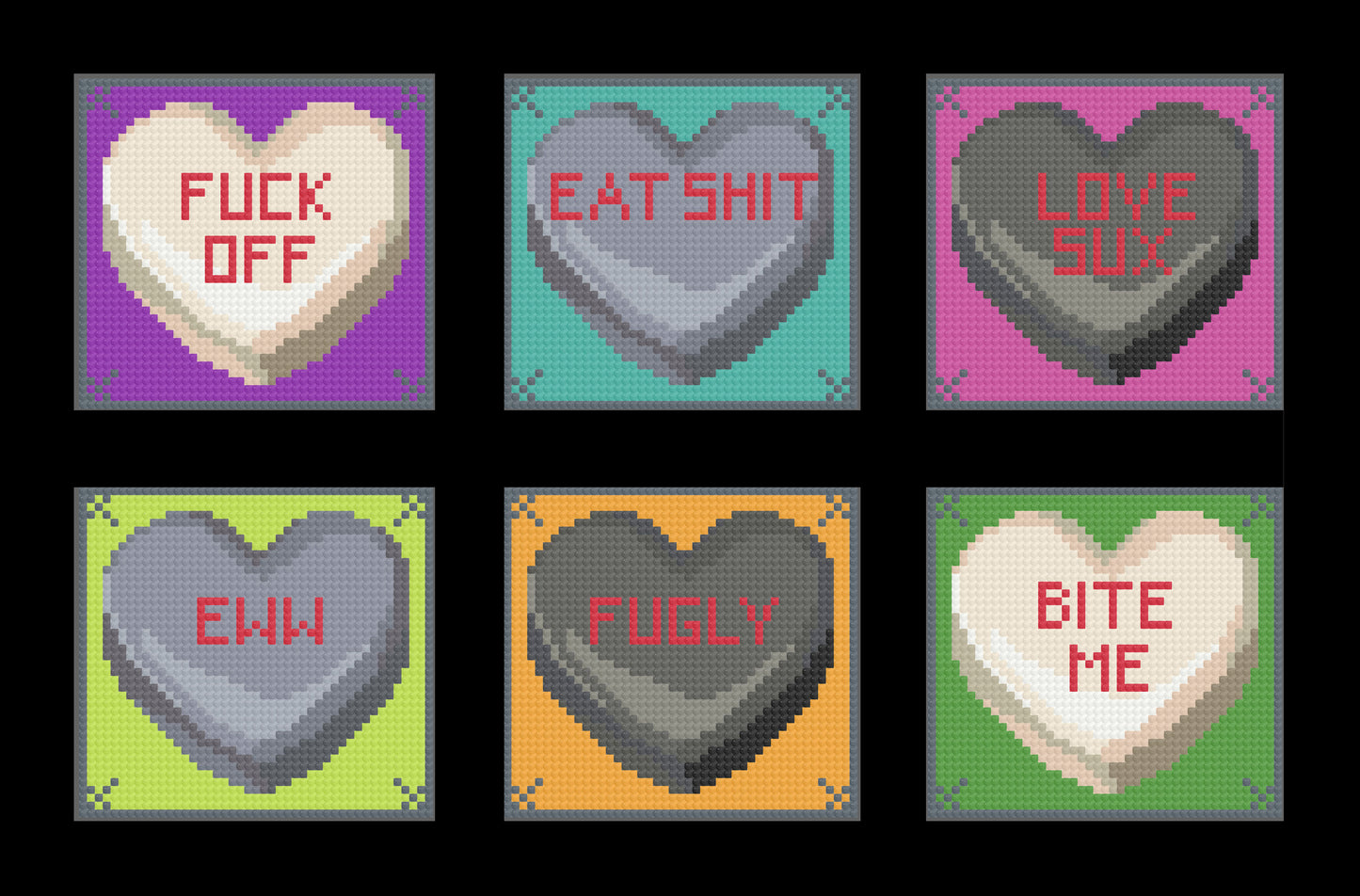 Sour | Minis | Pixel Charted | Ready To Ship