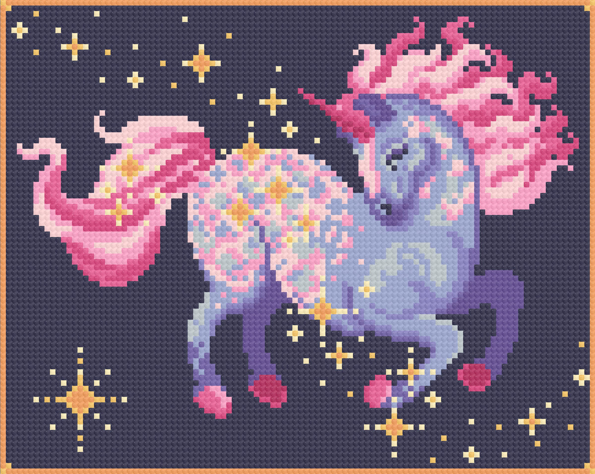 Celestial Unicorn | Pixel Charted