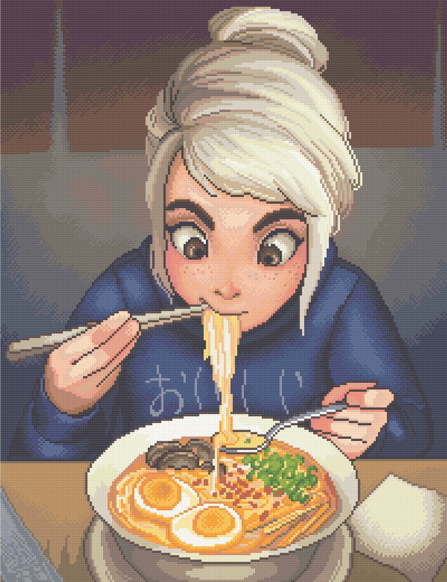 Ramen Break! | Pixel Charted | Ready To Ship