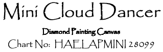 "Mini Cloud Dancer" Cross Stitch Conversion for Louisa M.B. Drills