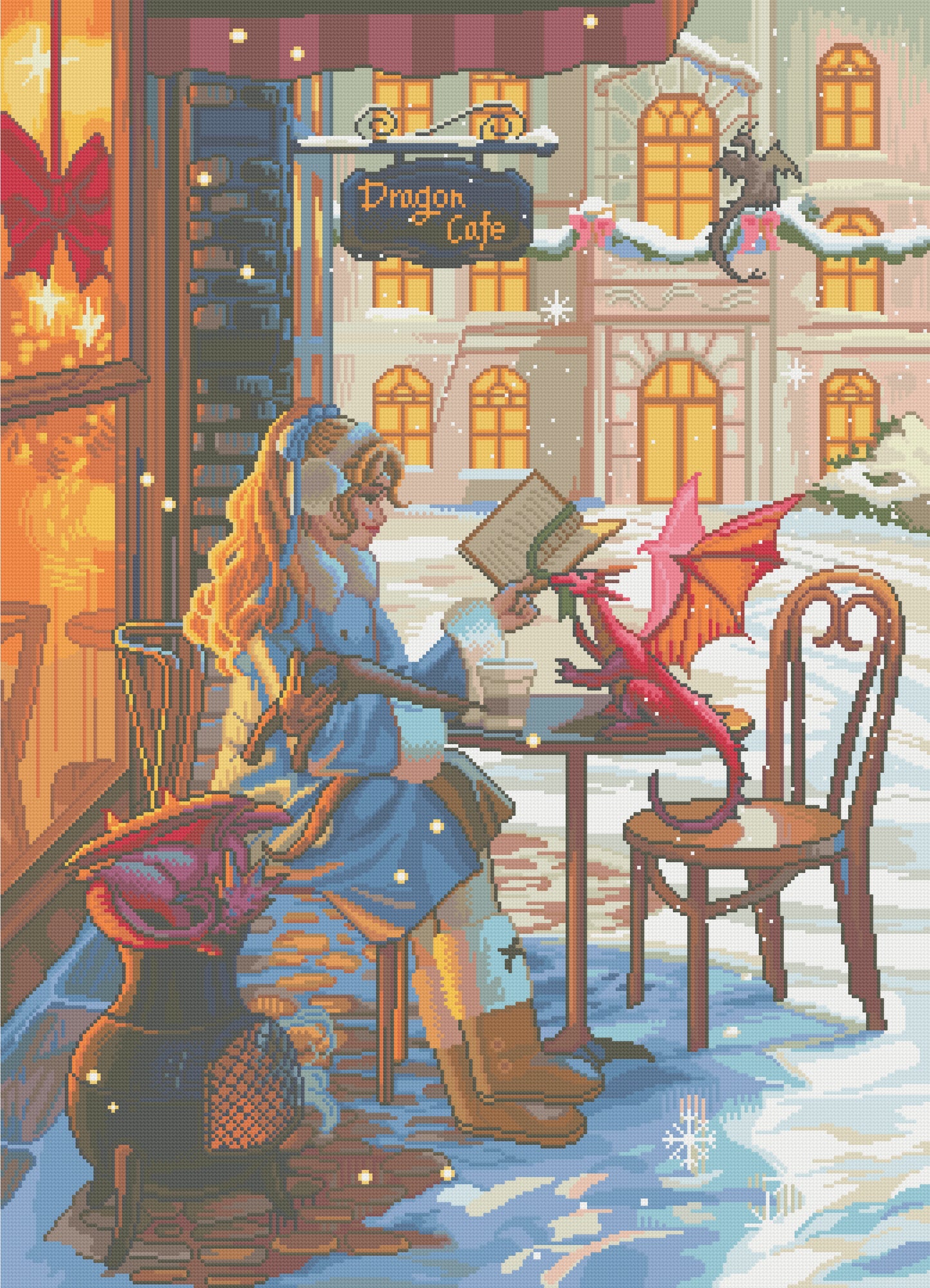 Dragon Cafe | Pixel Charted