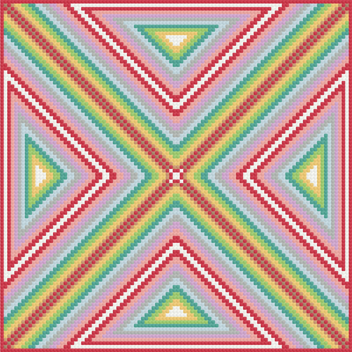 Glimmer Geometry | 100% Special Drill | Pixel Charted