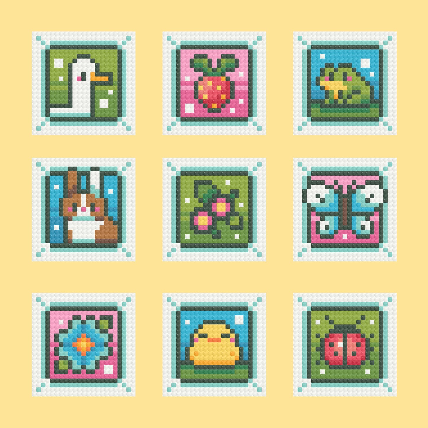 Spring | Minis | Pixel Charted