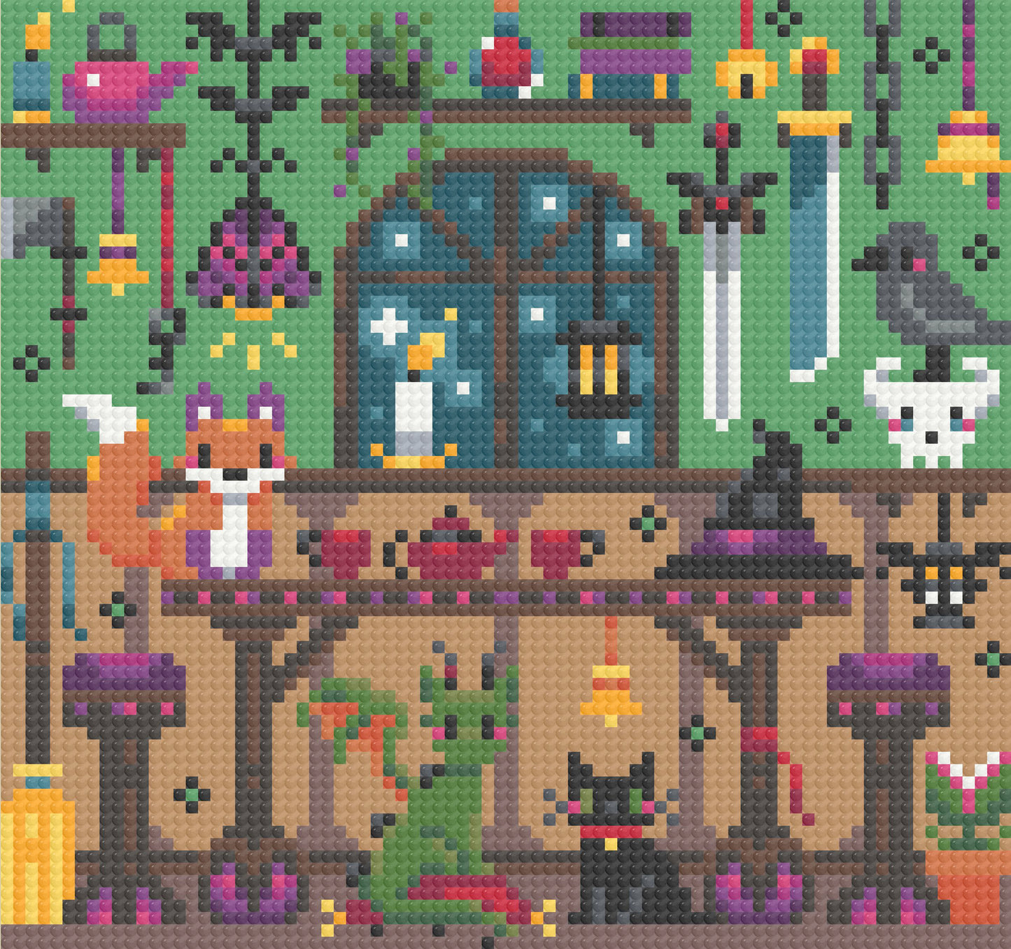 Bats and Bells, Teas and Spells | Pixel Charted