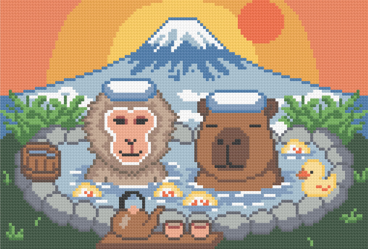 Hot Spring Retreat | Pixel Charted