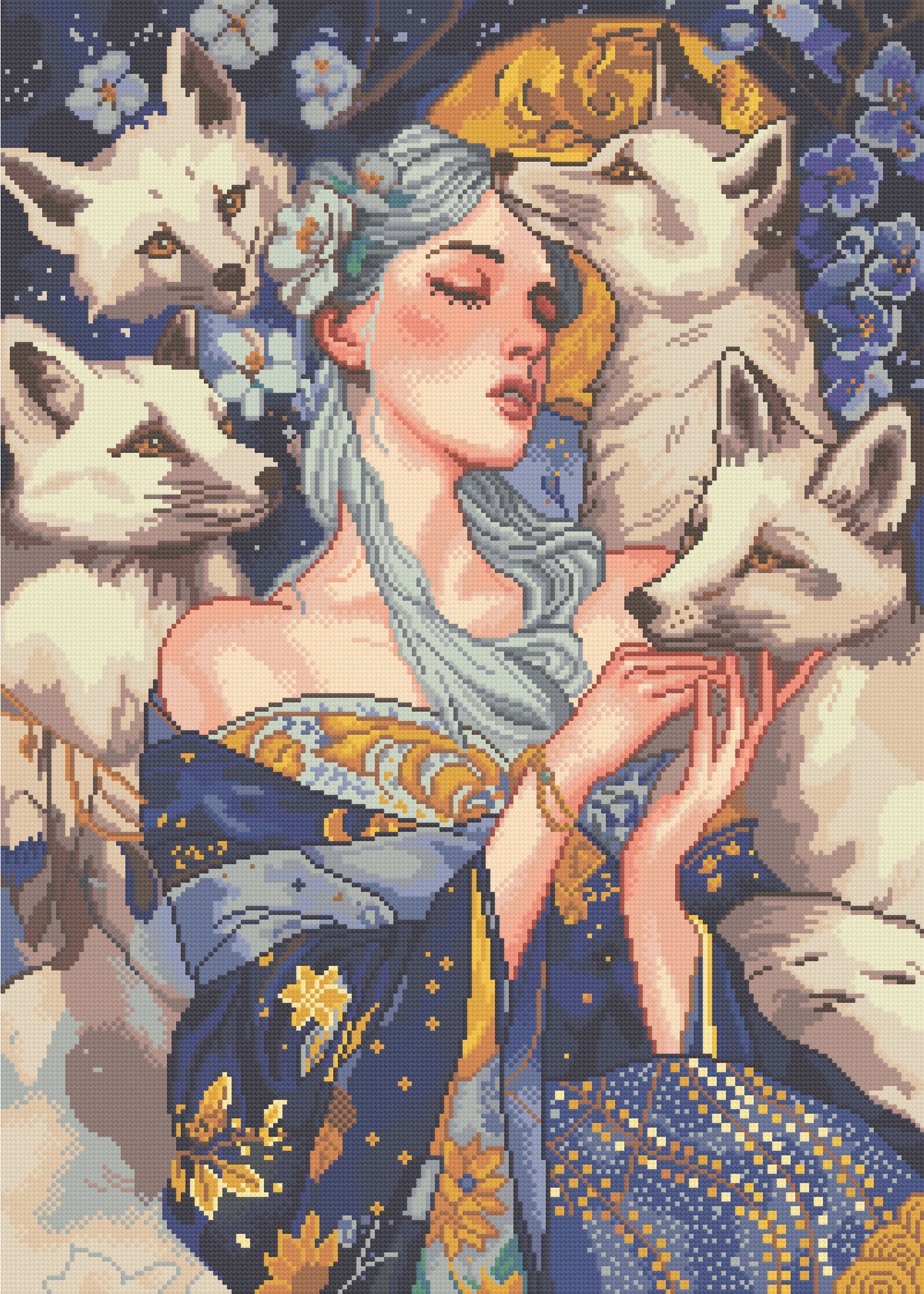 Enchanted Frost | Pixel Charted | Ready To Ship