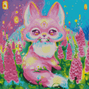 Pink Little Fox