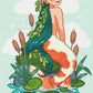 Koi Mermaid | Pixel Charted