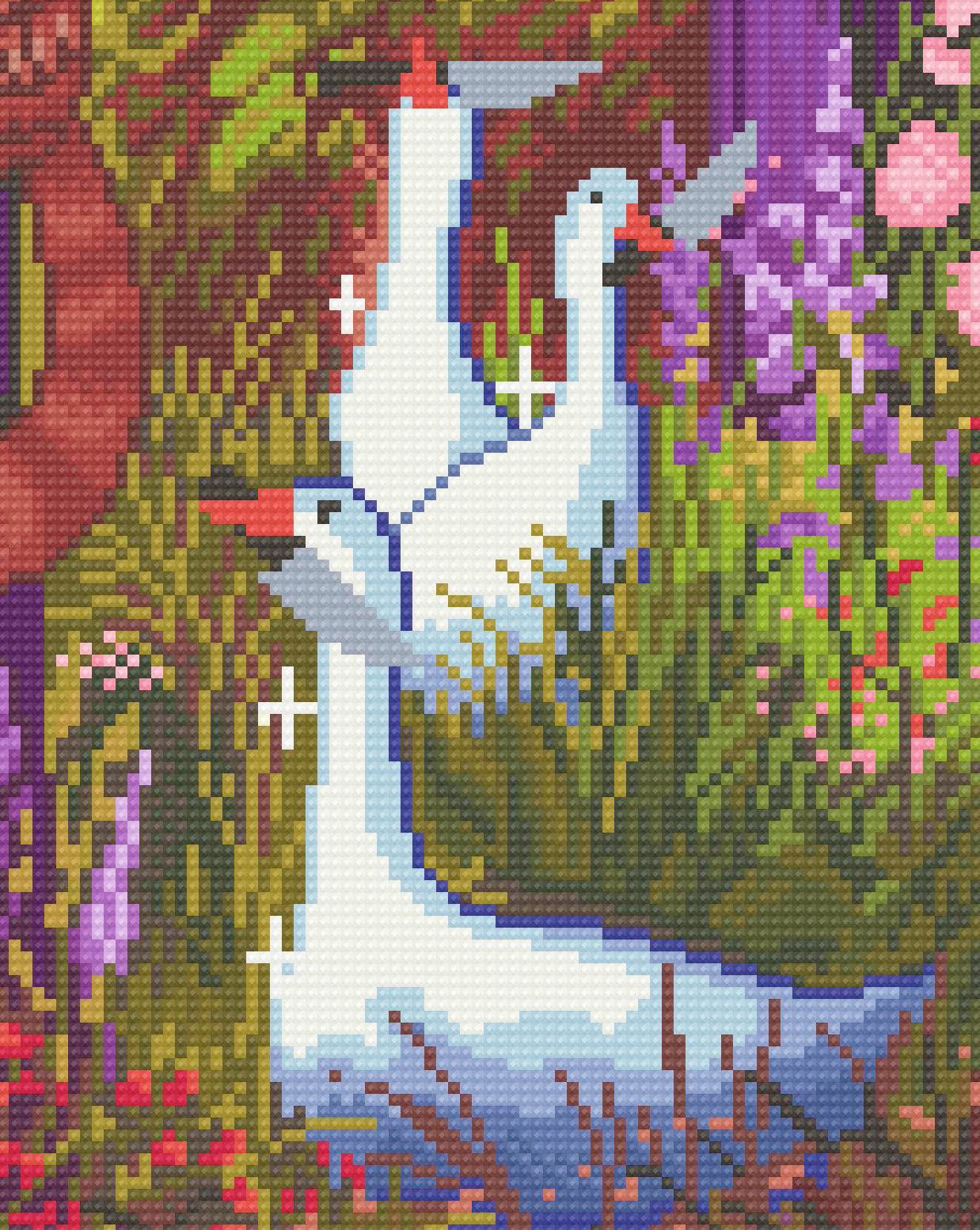 English Cottage | Pixel Charted | Ready To Ship