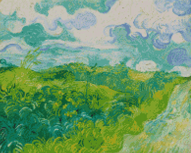 Green Wheat Fields| Vincent van Gogh