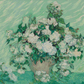 Vase with Pink Roses