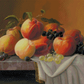 Peaches, Grapes, and Apples | Severin Roesen