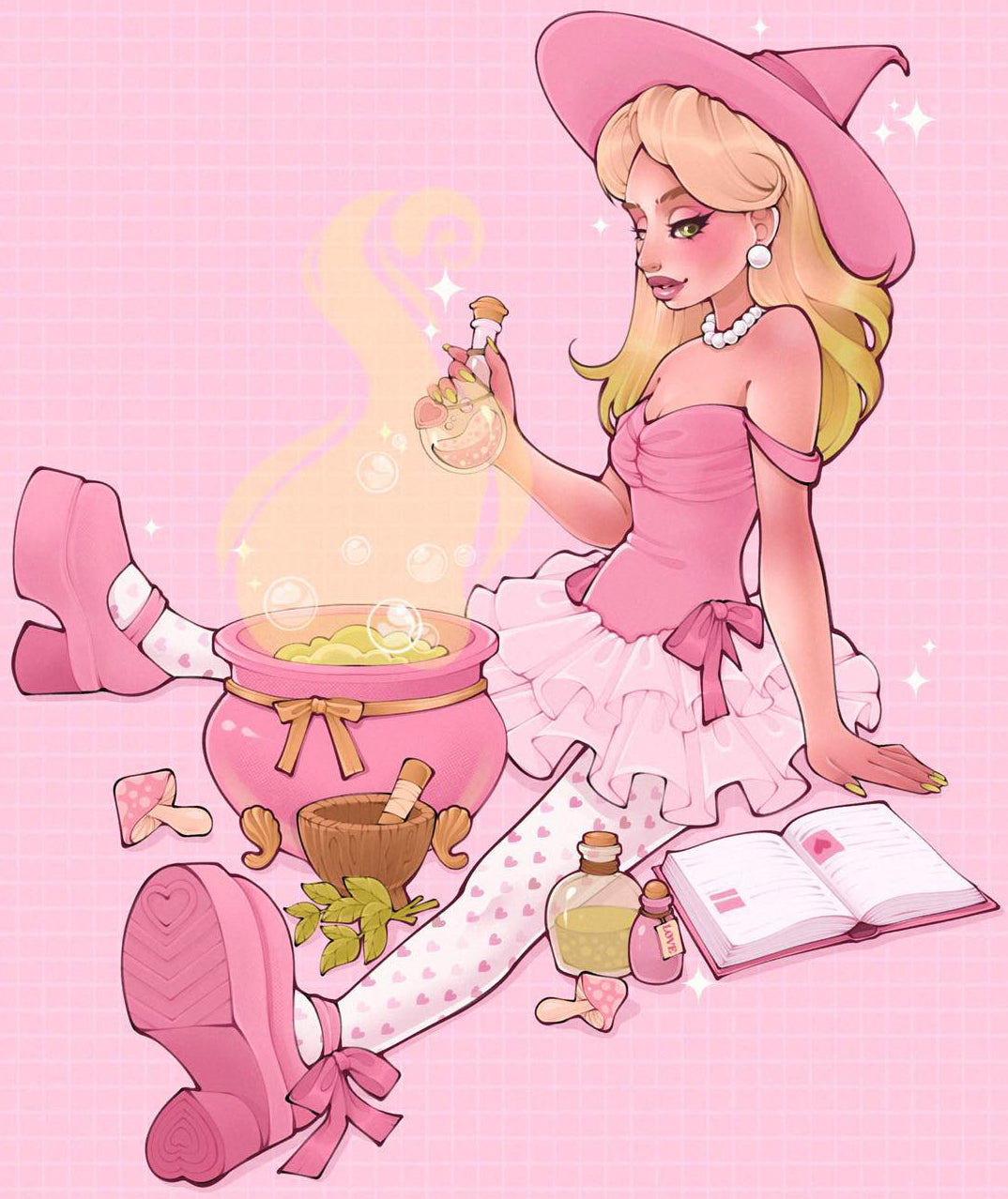 Pretty Pink Potions