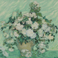 Vase with Pink Roses