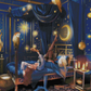 Witch's Bedroom And Her Owls Companions
