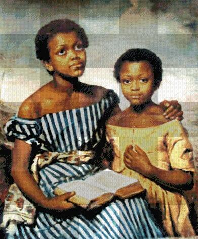 Two Black Children | Emma Soyer