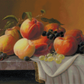 Peaches, Grapes, and Apples | Severin Roesen
