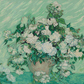 Vase with Pink Roses