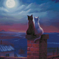Cats On A Roof