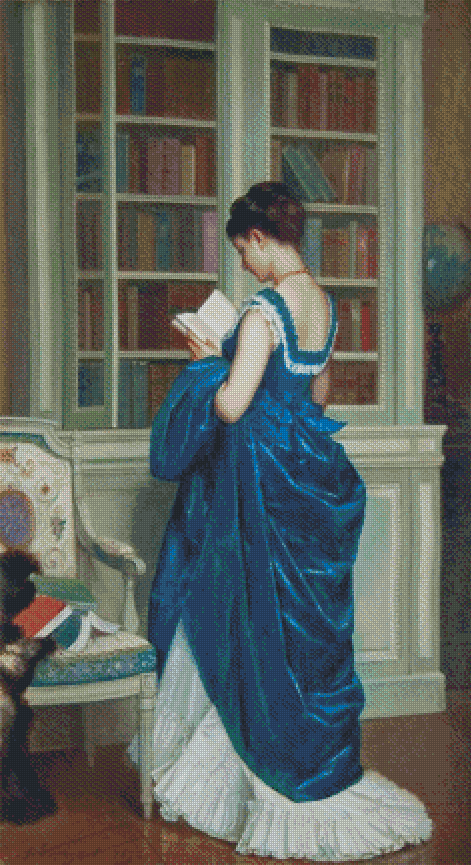The Library | Auguste Toulmouc
