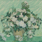 Vase with Pink Roses