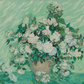 Vase with Pink Roses