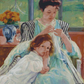Young Mother Sewing | Mary Cassatt