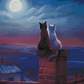 Cats On A Roof