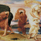 Greek Girls Picking up Pebbles by the Sea | Frederic Leighton