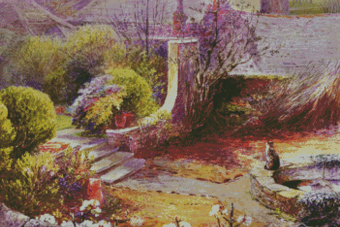 The Garden At Tenby (1900) | Beatrix Potter