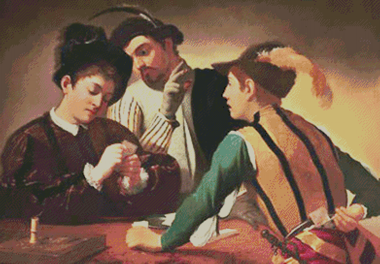 The Cardsharps | Michelangelo Caravaggio