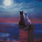 Cats On A Roof