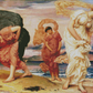 Greek Girls Picking up Pebbles by the Sea | Frederic Leighton