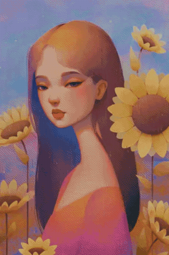 Among The Sunflowers