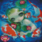 Swimming With Koi