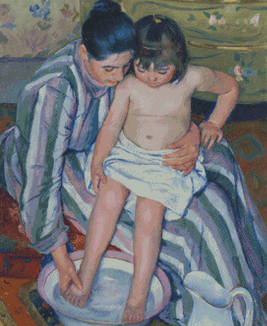 The Child's Bath | Mary Cassatt