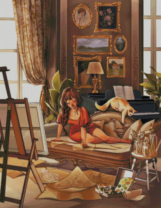 Artist In Her Habitat