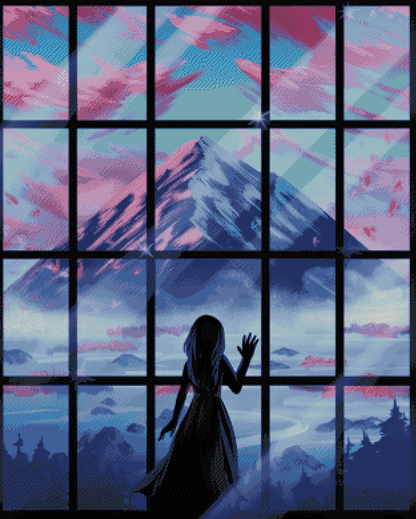 Icy Mountain View