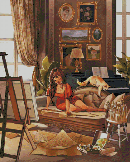 Artist In Her Habitat