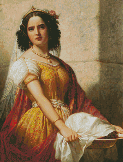 Salome With The Head Of John The Baptist | Jan Adam Kruseman | JadedGemShop X SingleAndPlacing