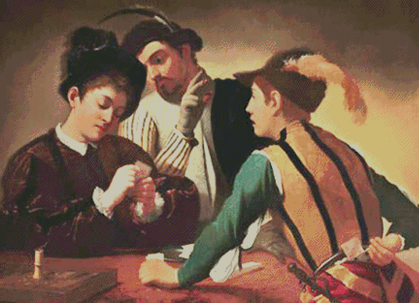 The Cardsharps | Michelangelo Caravaggio