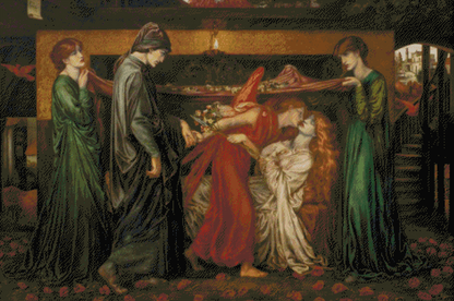 Dante's Dream at the Time of the Death of Beatrice | Dante Gabriel Rossetti