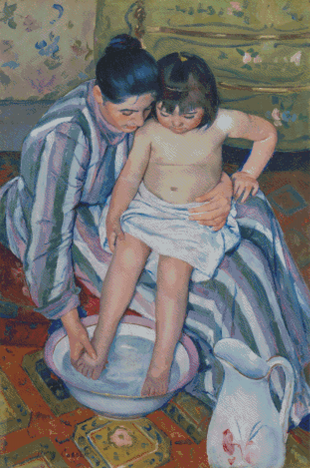The Child's Bath | Mary Cassatt
