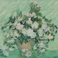 Vase with Pink Roses