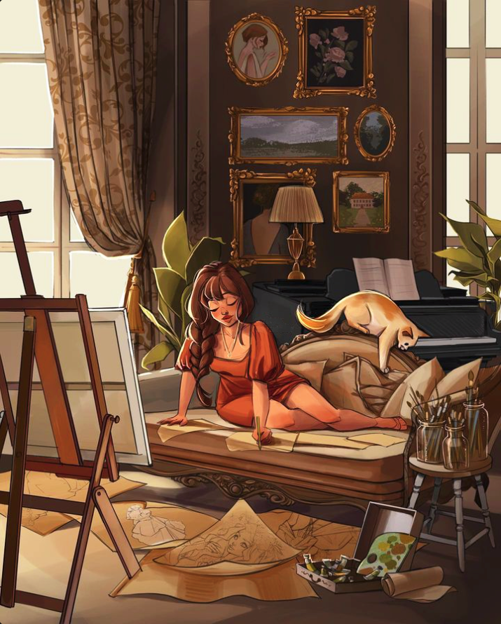 Artist In Her Habitat