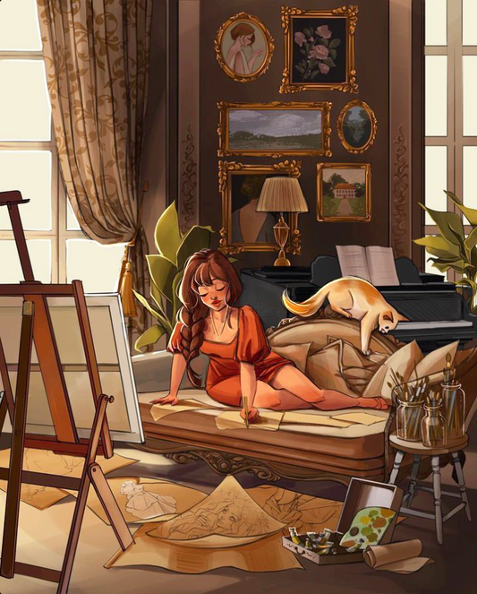 Artist In Her Habitat