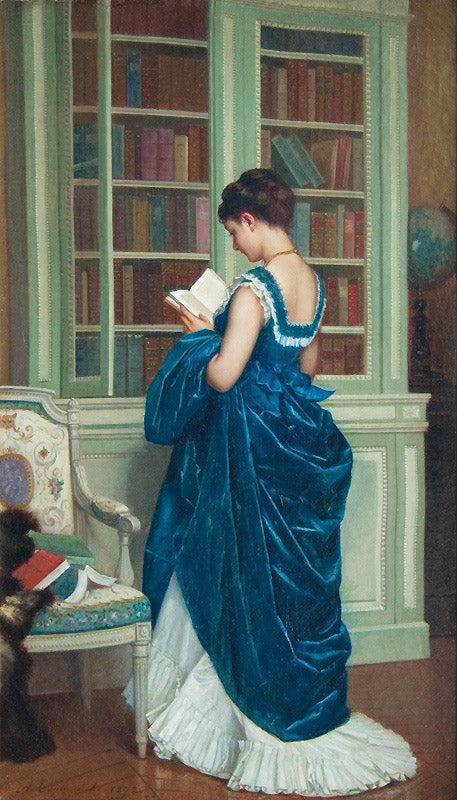 The Library | Auguste Toulmouc