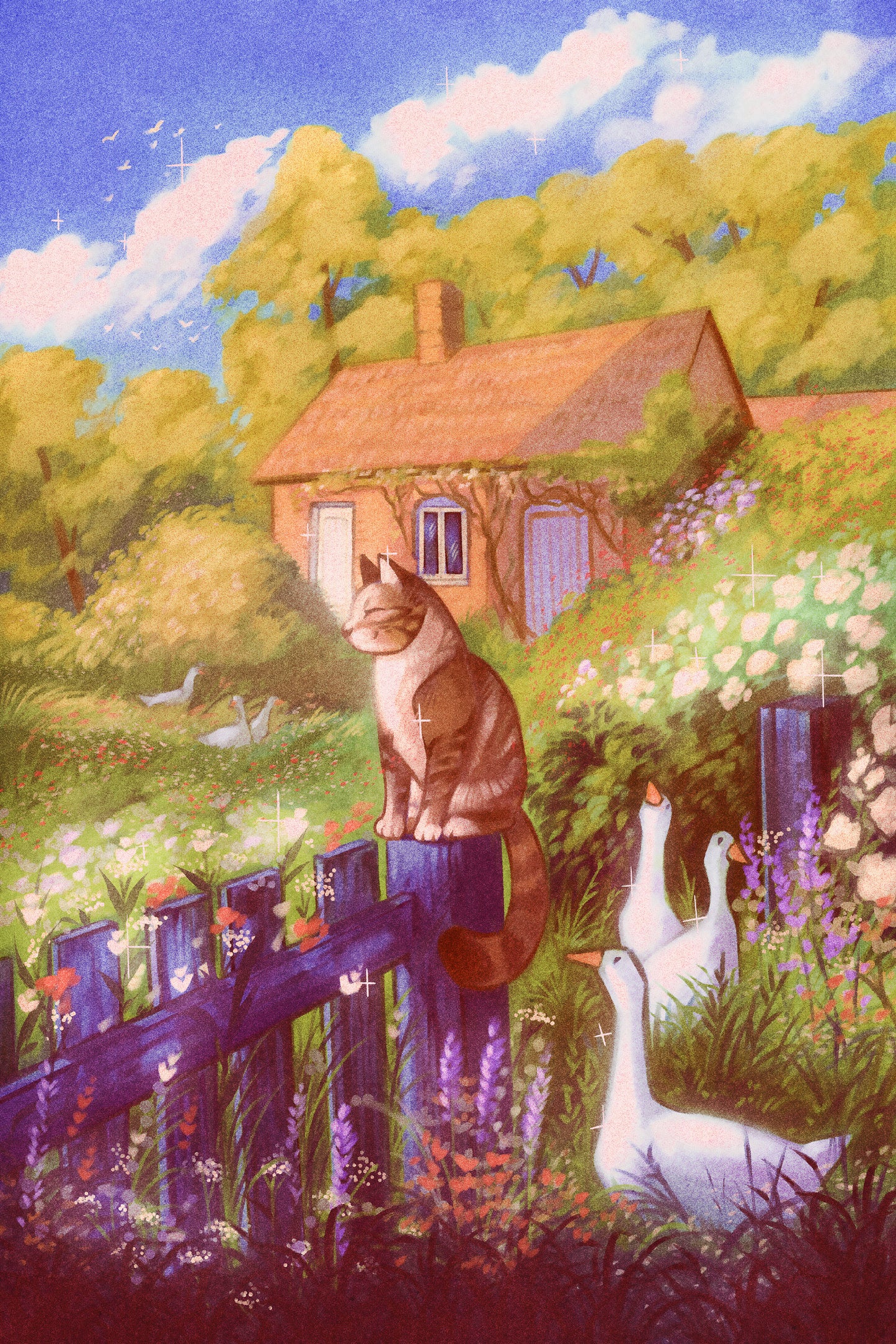 English Cottage | Pixel Charted | Ready To Ship