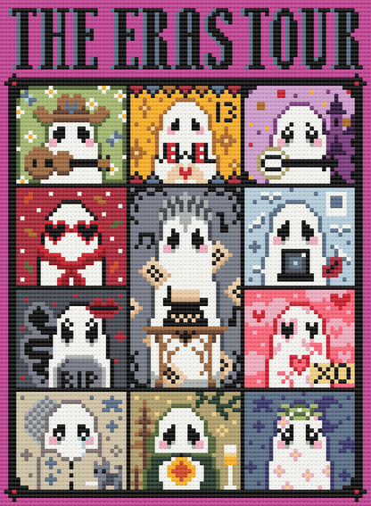 Ghost Of Eras Past | Pixel Charted | Ready to Ship